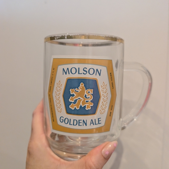 Molson Golden Ale Glass Mug - Picture 7 of 7